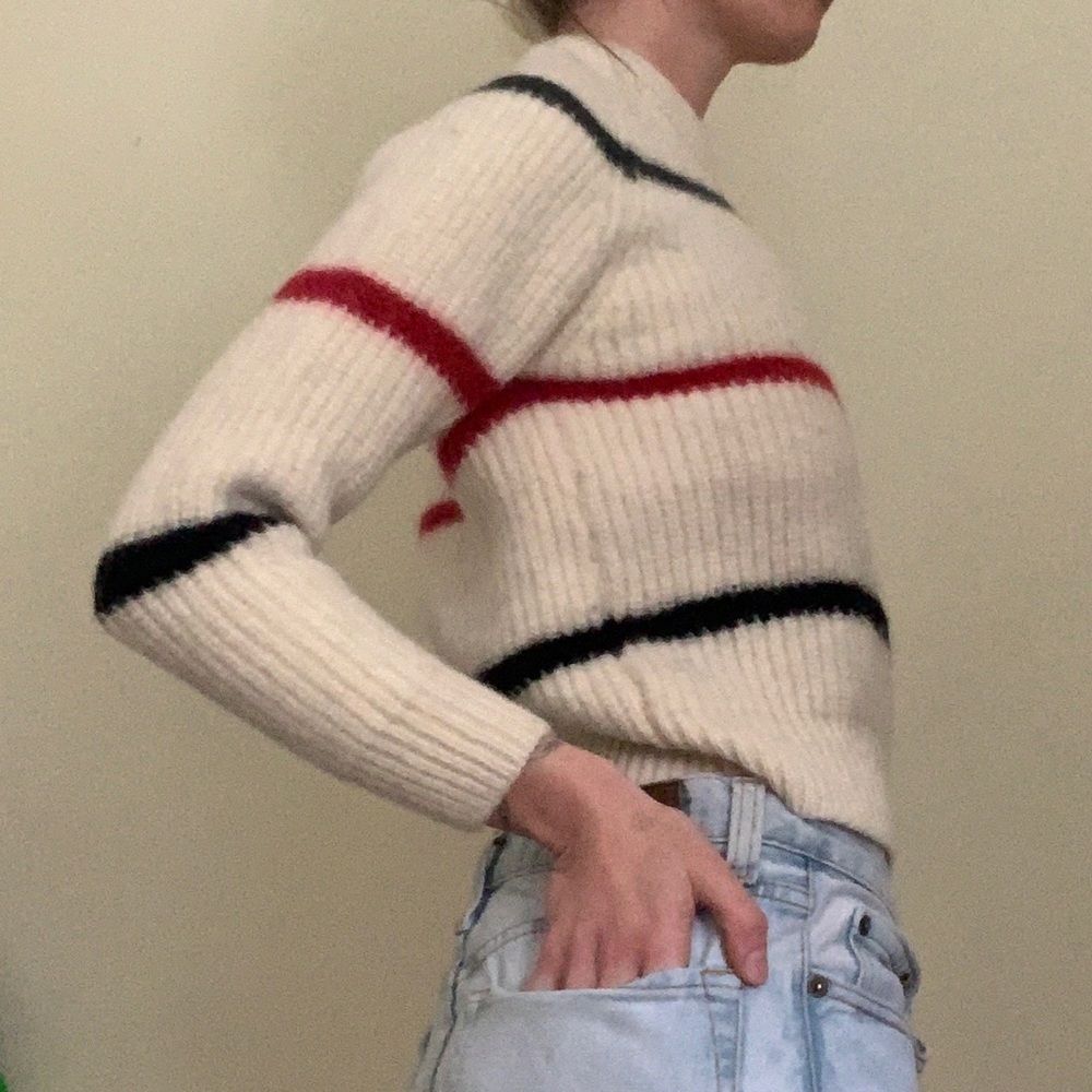 Wool Striped Sweater